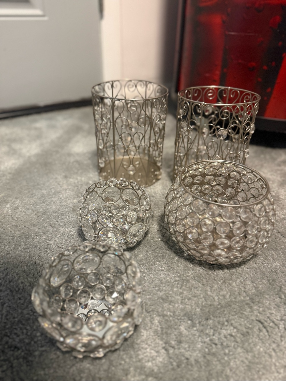 5 Piece Set Candle Holders
